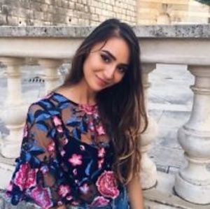 ZARA FLORAL EMBROIDERED TOP